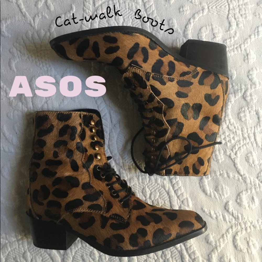 Asos Leopard Print Boots